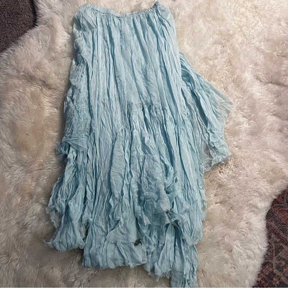 NWOT Free People One Clover Skirt Sea Foam Green Sz XS - Picture 5 of 5